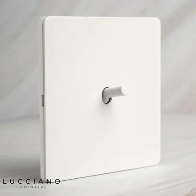 White lever: designer switch