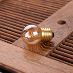 LOT DE DIX AMPOULES LED À FILAMENT GLOBE EN SPIRALE RÉTRO 1W G40 E27 220V