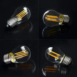 LOT DE SIX AMPOULES GLOBE LED RÉTRO EDISON E27 G45 6W 220V