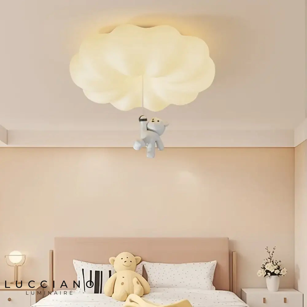 Luminaire blanc pour chambre bébé