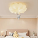 Luminaire blanc pour chambre bébé