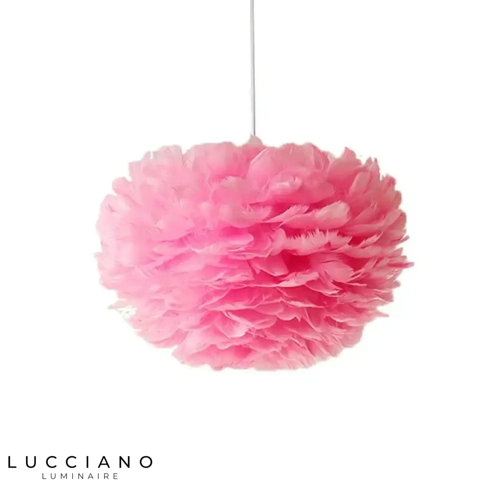 Luminaire boule rose chambre bébé fille