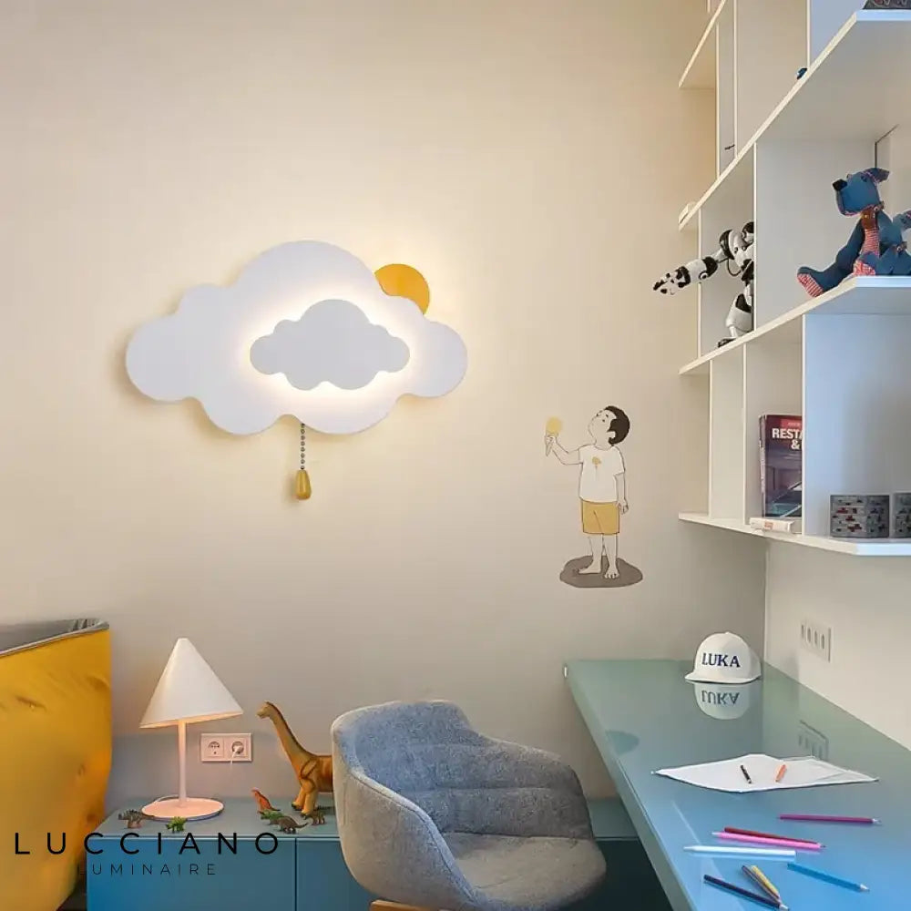 Luminaire chambre pour bébé nuage