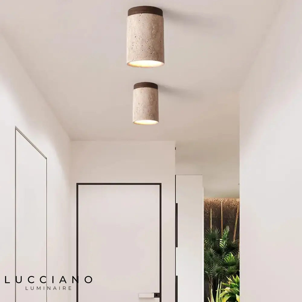 Luminaire Design En Pierre Chambre