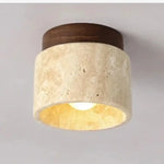 Luminaire Design En Pierre Marron / B Chambre