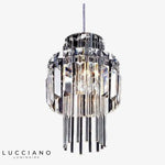 Luminaire Industriel Led En Cristal Cuivre