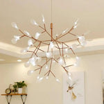 Luminaire Led Arbre Doré Moderne Chambre