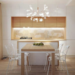 Luminaire Led Arbre Doré Moderne Chambre