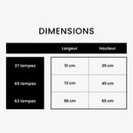Luminaire Led Arbre Doré Moderne Chambre