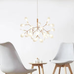 Luminaire Led Arbre Doré Moderne Chambre