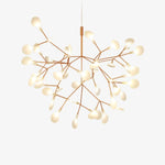 Luminaire Led Arbre Doré Moderne Cuivré - 45 Leds / Chaude Chambre