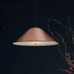 Luminaire Led Design Rose Or Abat-Jour Cuivre