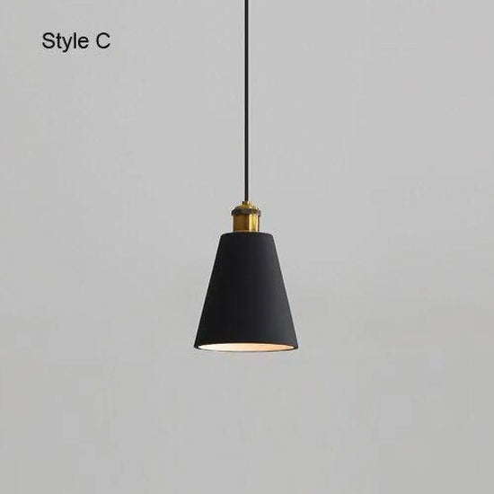 Luminaire Led Suspendu Métal Minimaliste C Doré