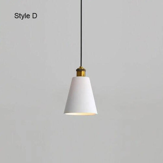 Luminaire Led Suspendu Métal Minimaliste D Doré