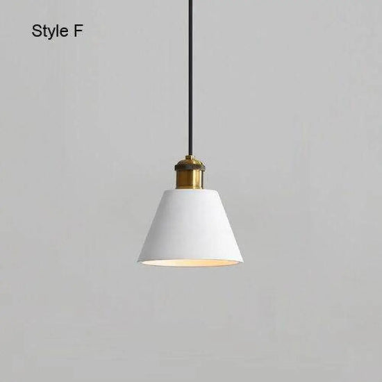 Luminaire Led Suspendu Métal Minimaliste F Doré