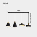 Luminaire Led Suspendu Métal Minimaliste I Doré