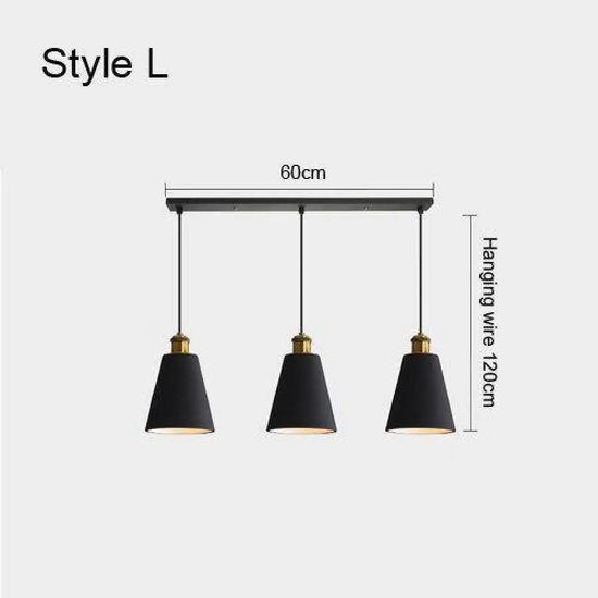 Luminaire Led Suspendu Métal Minimaliste L Doré