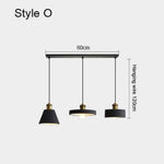 Luminaire Led Suspendu Métal Minimaliste O Doré