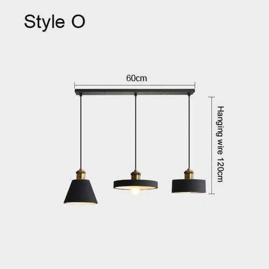 Luminaire Led Suspendu Métal Minimaliste O Doré