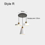 Luminaire Led Suspendu Métal Minimaliste R Doré