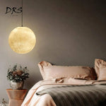 Lune En Suspension Moon Luminaire Chambre