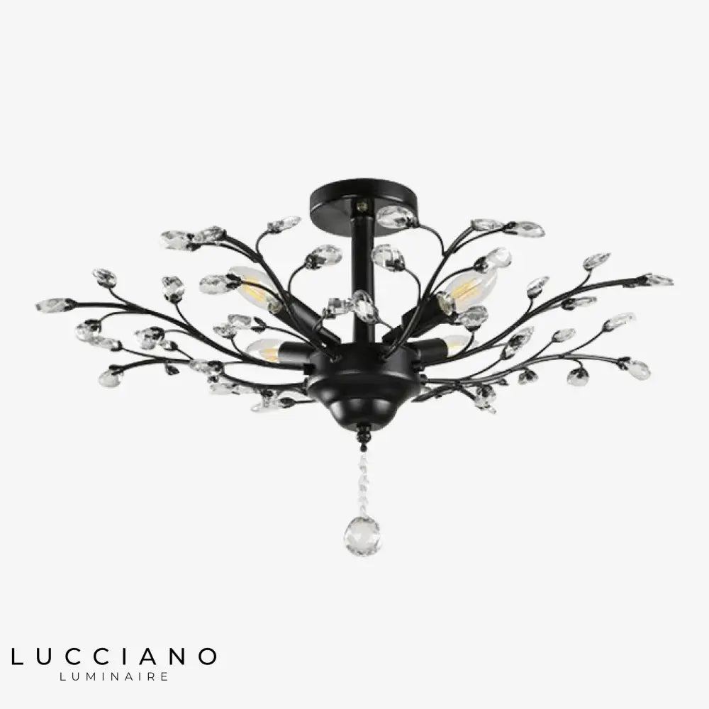 Lustre Arbre Vintage En Cristal Luminaire Chambre