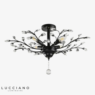 Lustre Arbre Vintage en Cristal