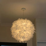 Lustre Chambre Plume Fille