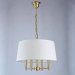 lustre chandelier moderne abat jour