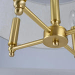 lustre chandelier moderne abat jour