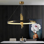 Lustre Circulaire Moderne Yoshi Chinois Luminaire Chambre