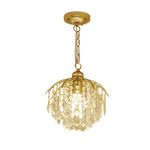 Lustre Cristal Boule Green