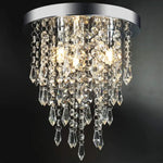 Lustre Cristal Pampilles En Argent Mitchell