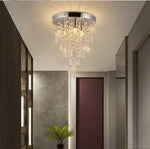 Lustre Cristal Pampilles En Argent Mitchell