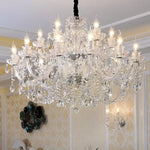 Lustre cristal salon design