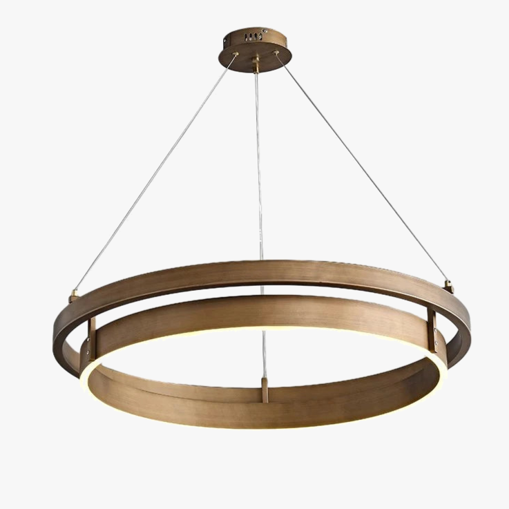 lustre de plafond en bronze led pour décoration intérieure