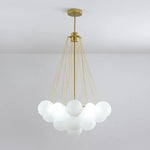 Lustre Design Boules En Verre Triz Luminaire Chambre