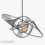 Lustre Design Cercles Entrelacés Luminaire Chambre