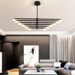 Lustre Design Led Doré Living Luminaire Chambre