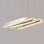 Lustre Design Led En Cristal 25 X 46 120Cm / Froide Luminaire Chambre