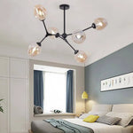 Lustre Design Led Métal Et Verre Luminaire Chambre