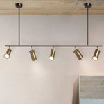 Lustre Design Led Spots Dorés Ajustables Luminaire Chambre