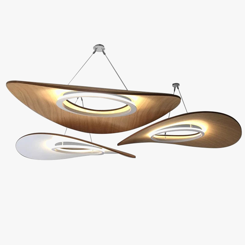 lustre design minimaliste moderne en bois du danemark