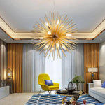 Lustre Design Moderne Doré Aluminium Luminaire Chambre