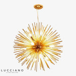 Lustre Design Moderne Doré Aluminium Luminaire Chambre