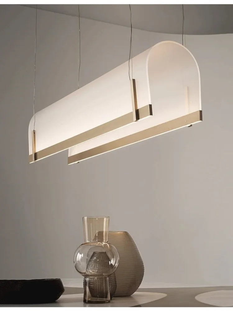 lustre en acrylique pour bar et restaurant moderne