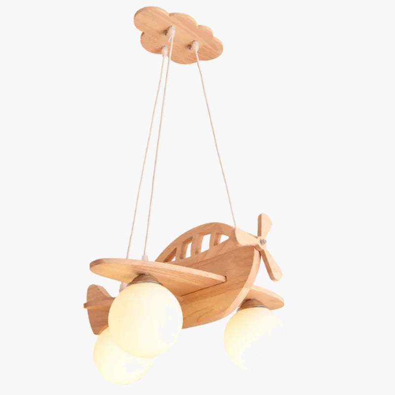 lustre en bois massif nordique design moderne pour éclairage créatif