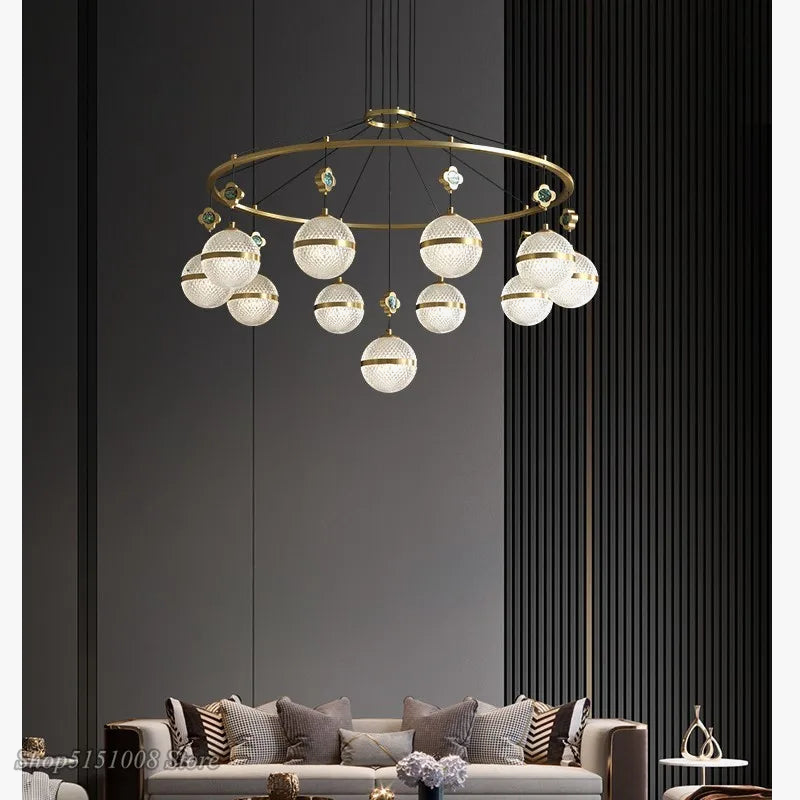 lustre en cristal minimaliste moderne de luxe 2021