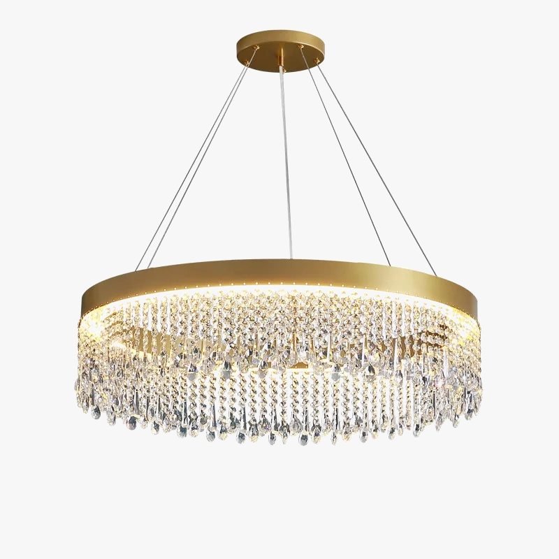 lustre en cristal postmoderne pour décoration intérieure élégante