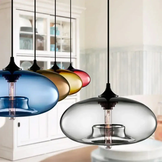 Lampe suspendue scandinave en verre | Darell Lampe suspendue scandinave en verre | Darell